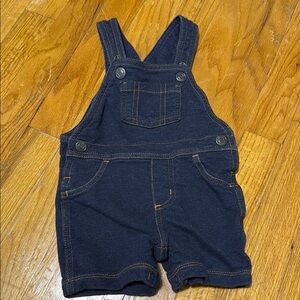 Carter's Blue Denim Overalls with Adjustable Straps